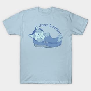 Just Loafin' Cat in Shoe T-Shirt